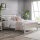 Venice 135cm Double Bed - Surf White