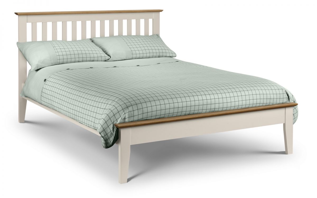 Salerno Shaker Bed 150cm (King Size) Two Tone