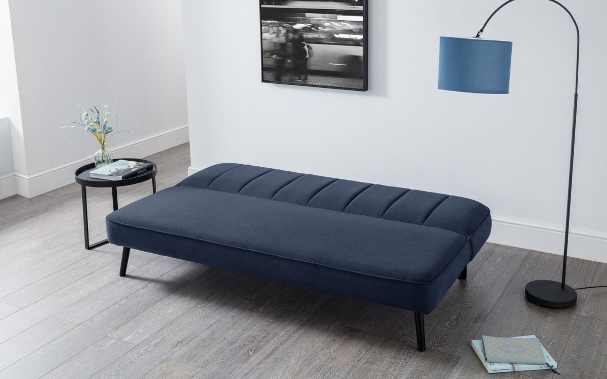 Miro Curved Back Sofabed - Blue