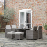 Rondin 8 Seater Cube Dining Set