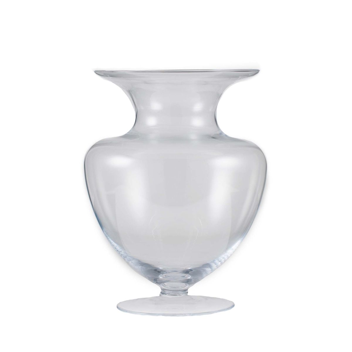 Clear Glass Bolero Vase