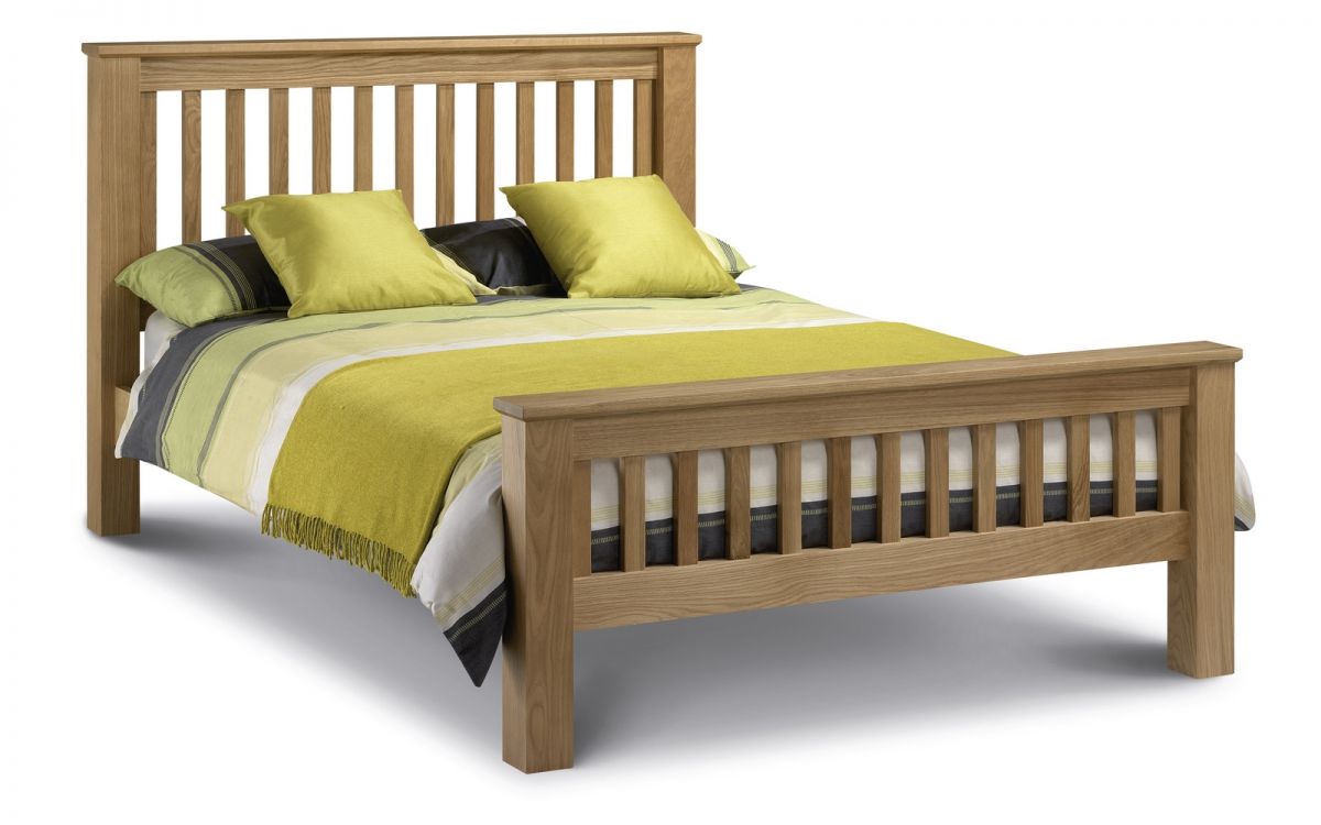 Amsterdam Oak Bed Hfe 135cm (Double Bed)