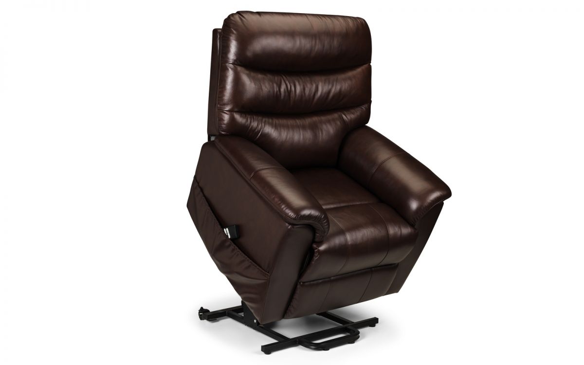 Pullman Leather Rise & Recline Chair - Dual Motor
